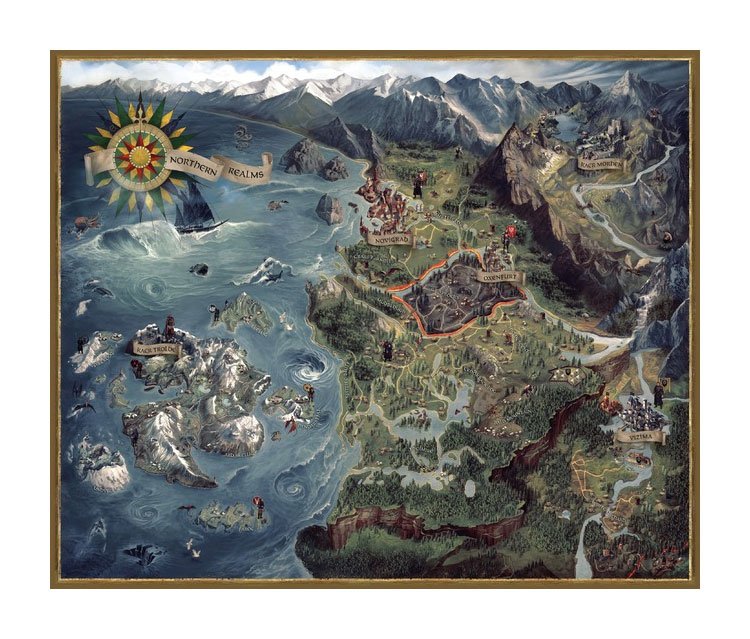 The Witcher World Map Puzzle